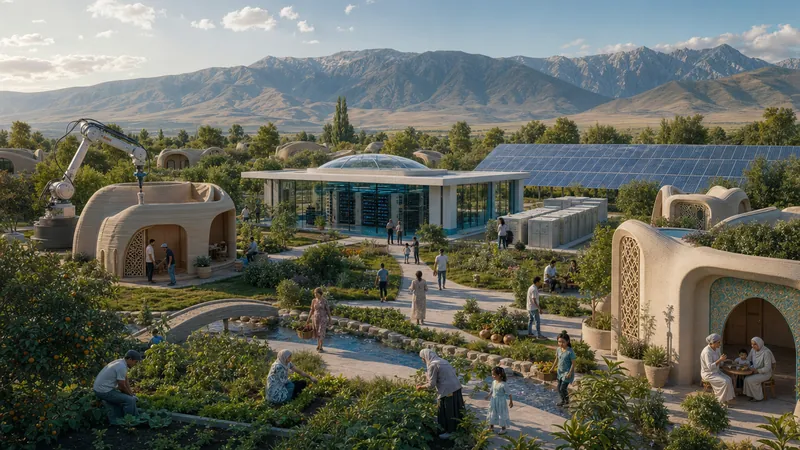 Country House: garden, farm, 3D-printed homes