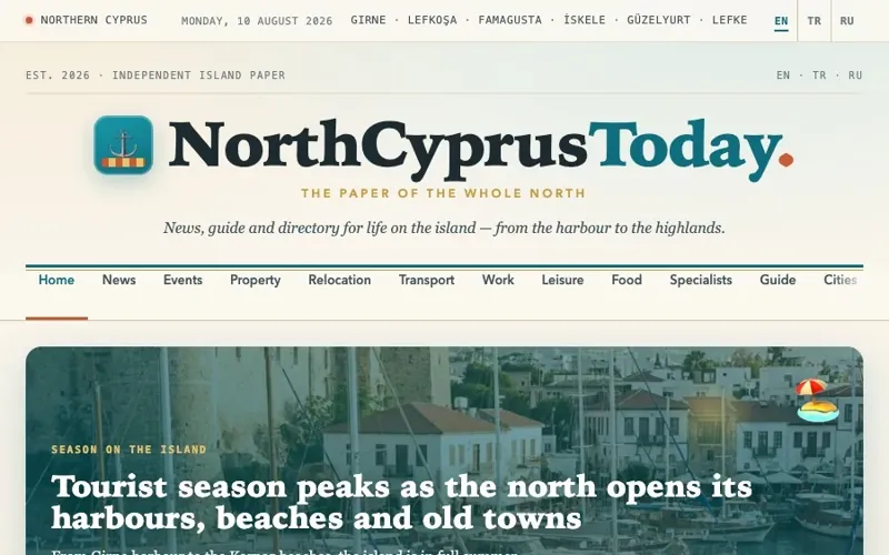 Газета North Cyprus Today